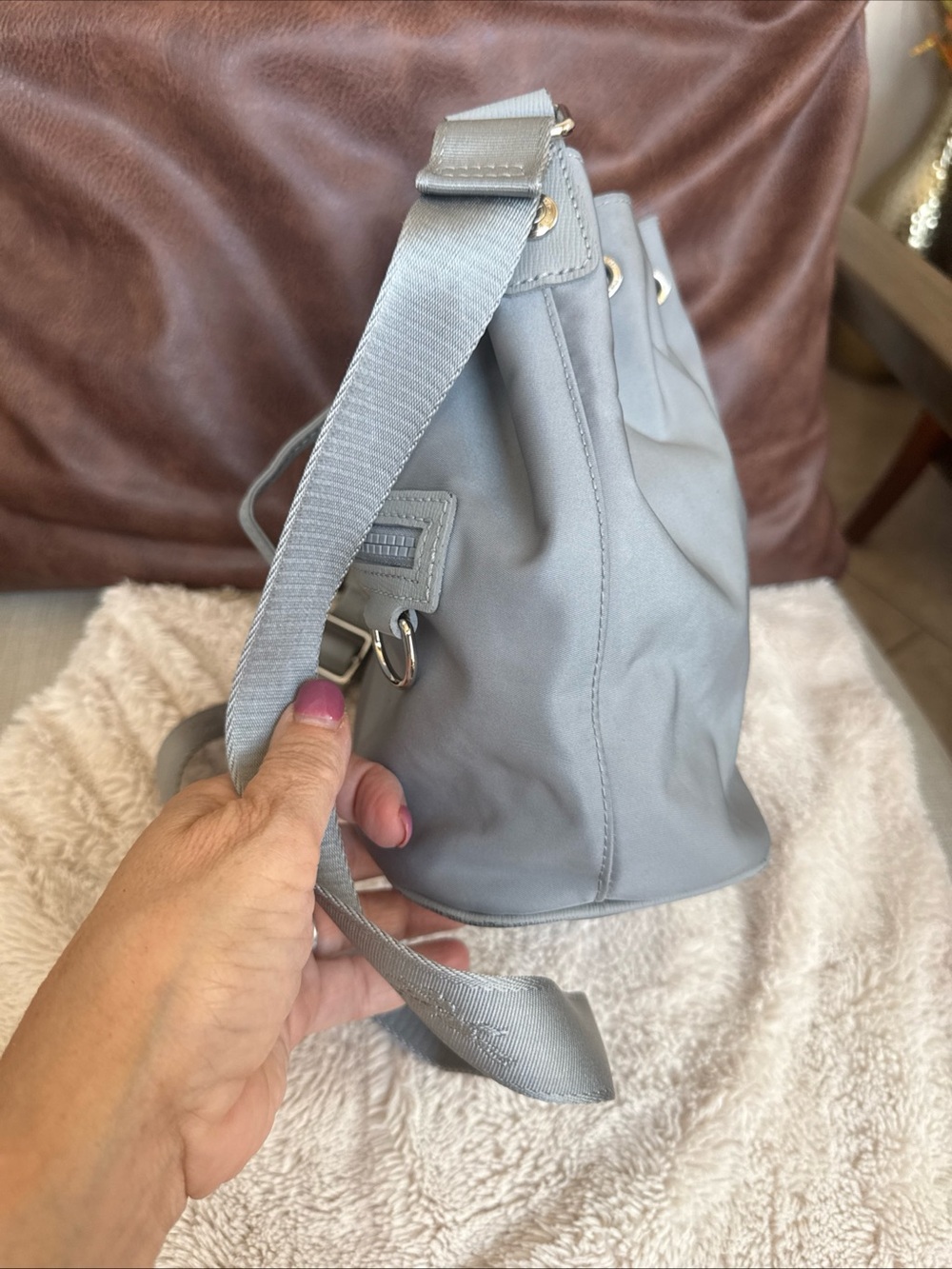 Longchamp Le Pliage Neo Drawstring Bucket Bag - Picture 7 of 16